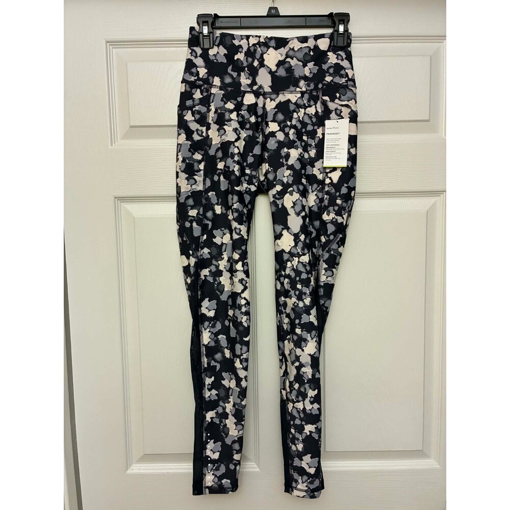 Old Navy PowerSoft Elevate Leggings‎ Women’s Medium High Waist Printed Athletic